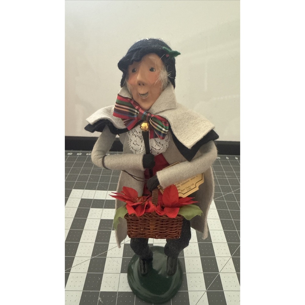 Byers Choice 1991 Happy Scrooge 1st Edition w/Hang Tag ~ Christmas Carol SIGNED